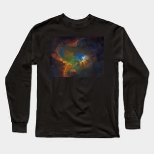 The Heart Nebula in the constellation of Cassiopeia Long Sleeve T-Shirt